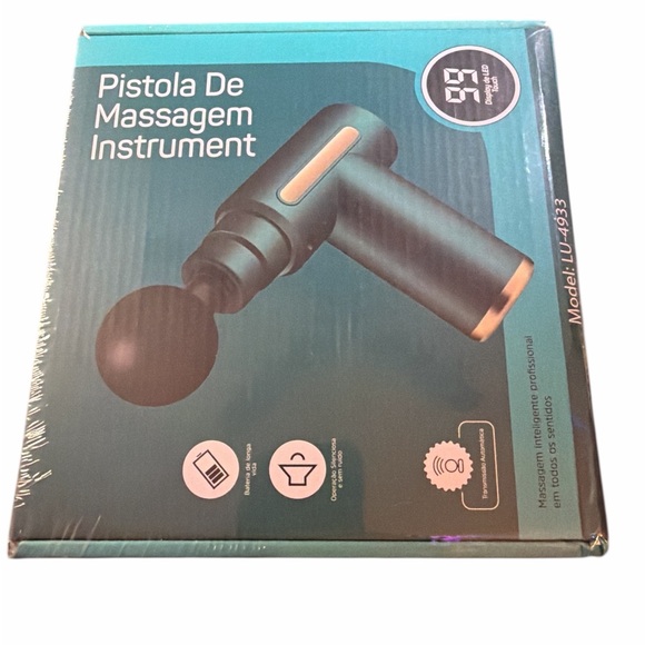 Other - Mini, Cordless, Deep-Tissue Percussion Massage Gun, Model LU-4933 W LED Display